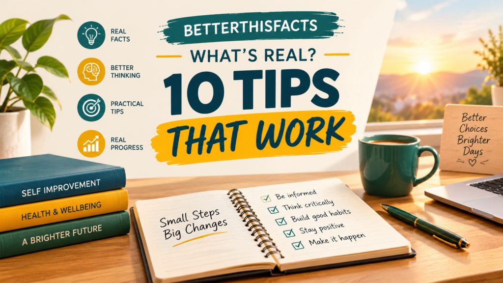 BetterThisFacts Tips From BetterThisWorld